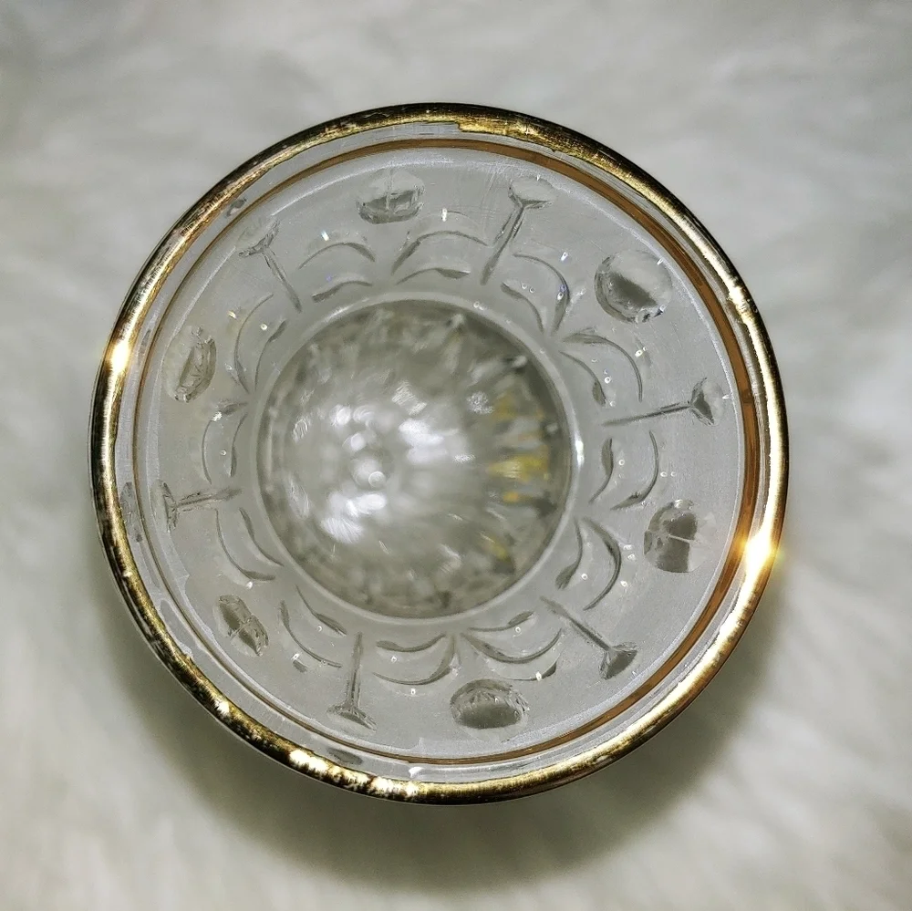 Vintage Anna Hutte Crystal Germany Vase